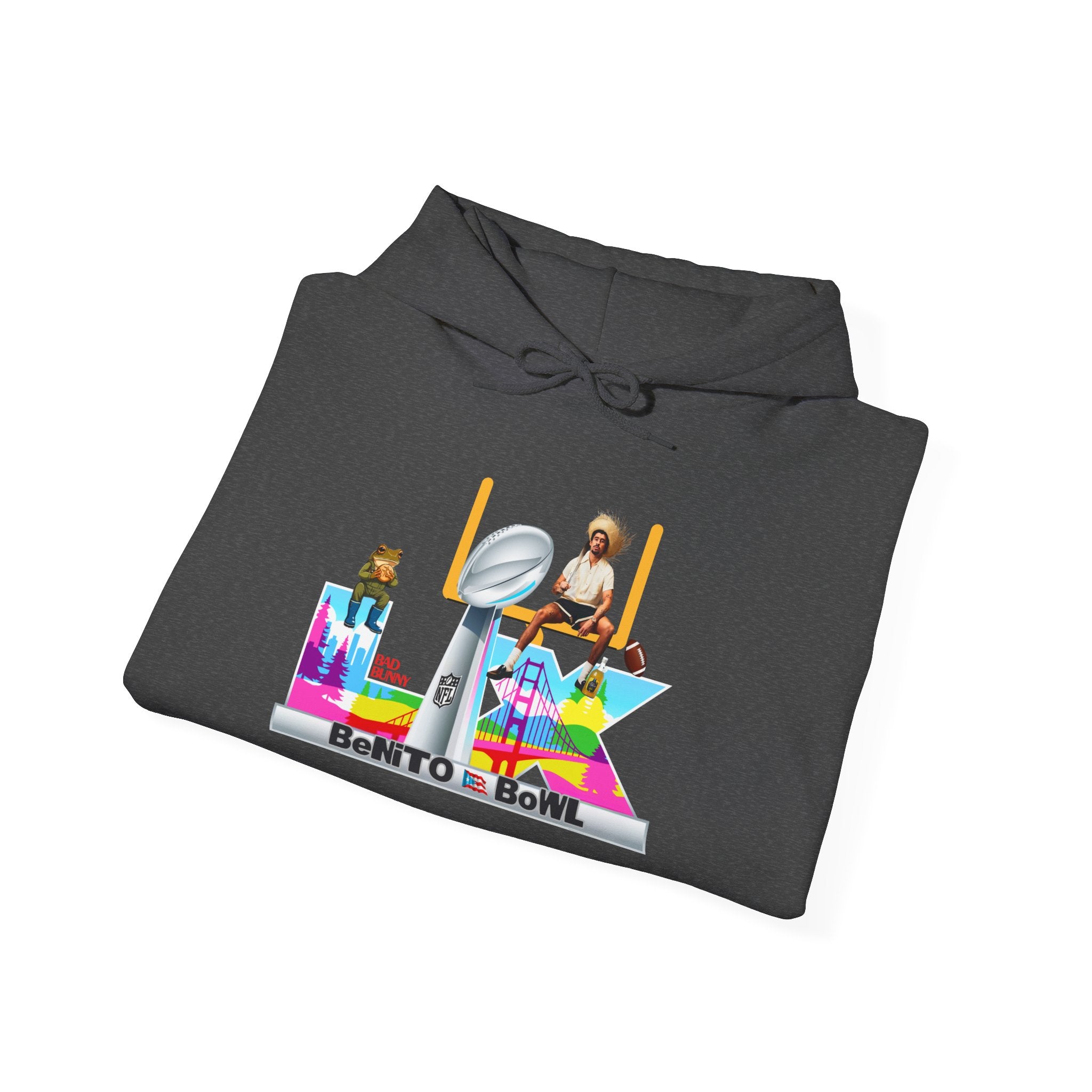 Boricua University Hoodie, Casual Sweatshirt, Unisex Sportswear, Cozy Streetwear, Perfect for Gifting