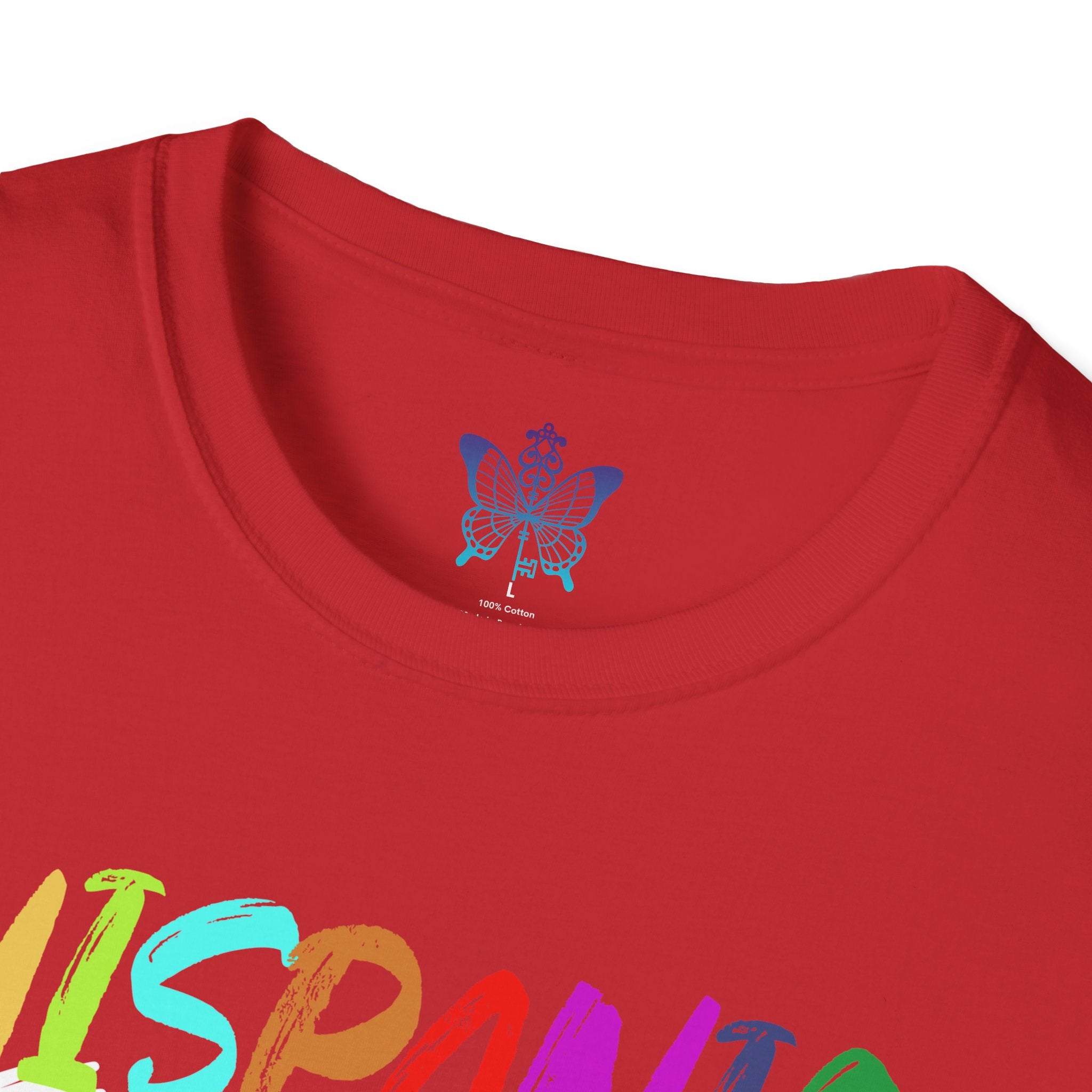 Hispanic Pride Unisex T-Shirt | Softstyle Tee for Celebrations, Cultural Events, Gifts, Birthdays, and Casual Wear