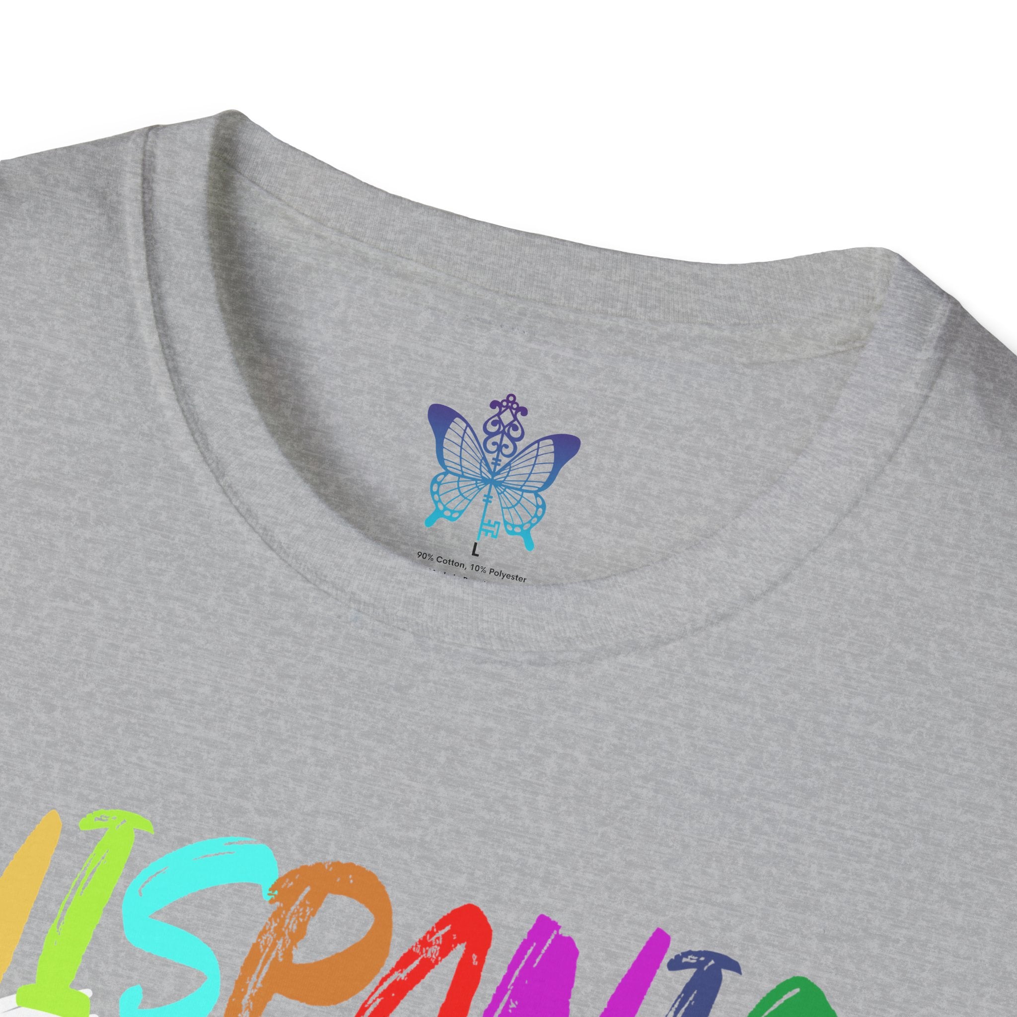 Hispanic Pride Unisex T-Shirt | Softstyle Tee for Celebrations, Cultural Events, Gifts, Birthdays, and Casual Wear