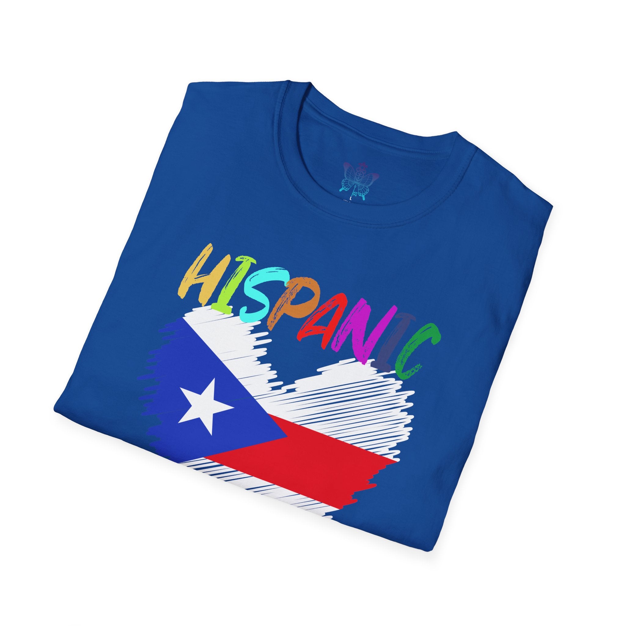 Hispanic Pride Unisex T-Shirt | Softstyle Tee for Celebrations, Cultural Events, Gifts, Birthdays, and Casual Wear