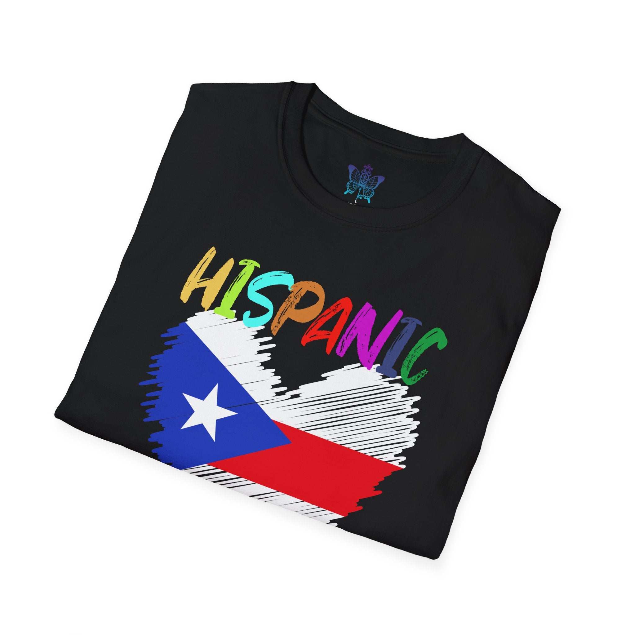Hispanic Pride Unisex T-Shirt | Softstyle Tee for Celebrations, Cultural Events, Gifts, Birthdays, and Casual Wear