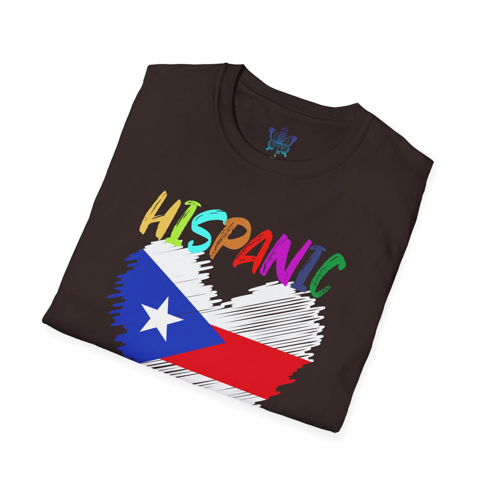 Hispanic Pride Unisex T-Shirt | Softstyle Tee for Celebrations, Cultural Events, Gifts, Birthdays, and Casual Wear