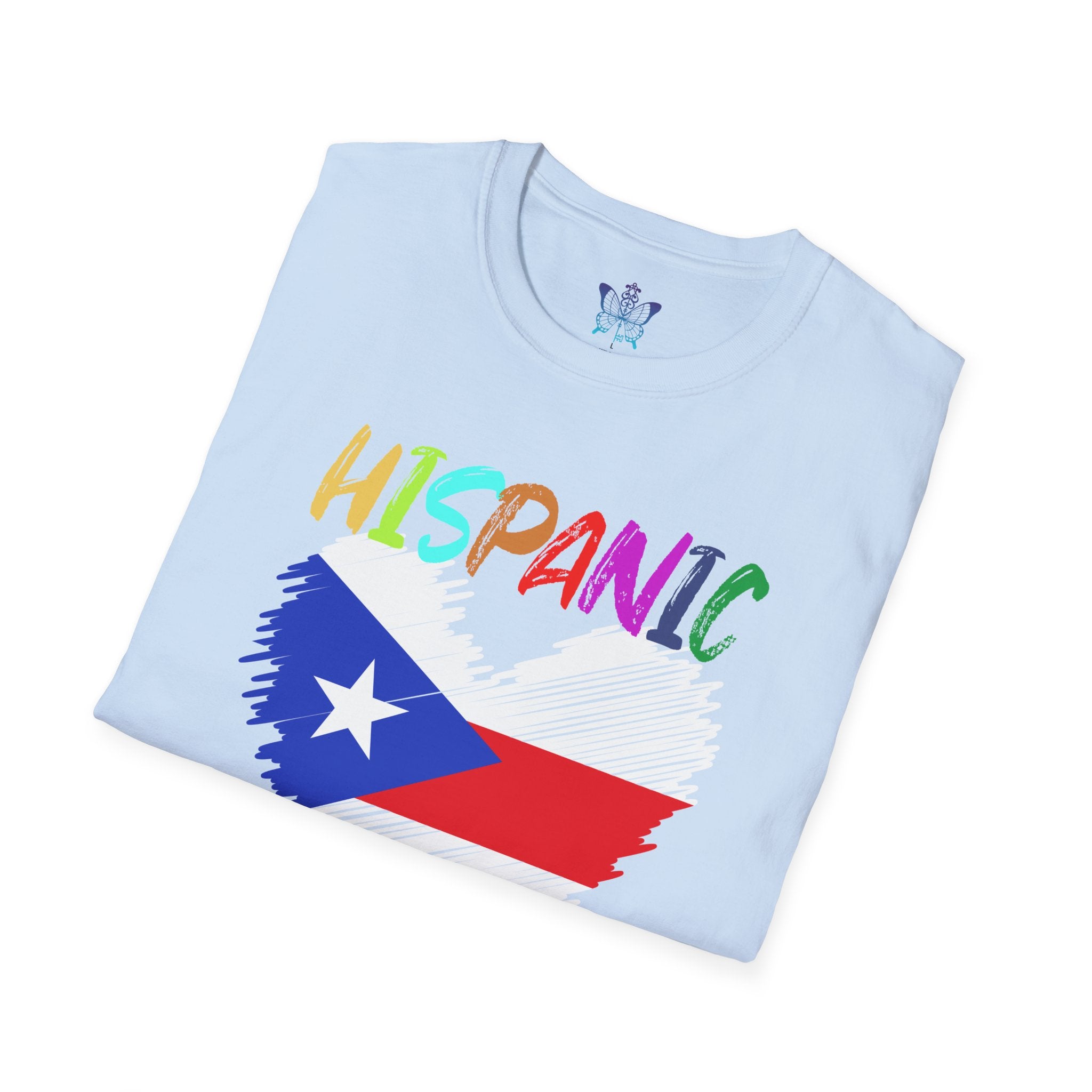 Hispanic Pride Unisex T-Shirt | Softstyle Tee for Celebrations, Cultural Events, Gifts, Birthdays, and Casual Wear