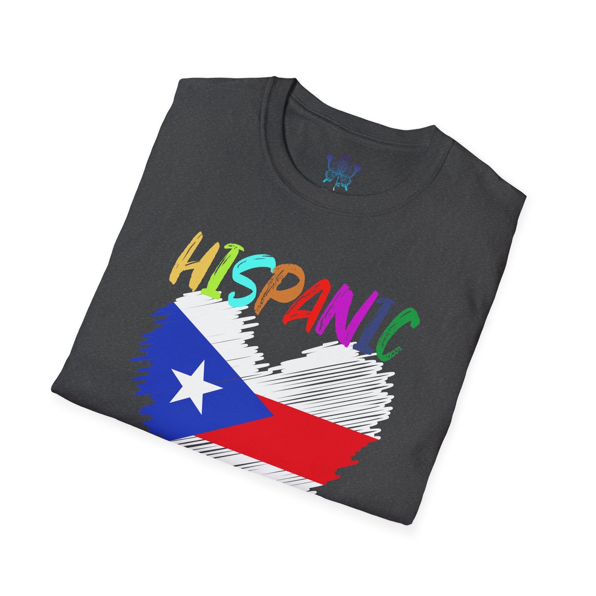 Hispanic Pride Unisex T-Shirt | Softstyle Tee for Celebrations, Cultural Events, Gifts, Birthdays, and Casual Wear