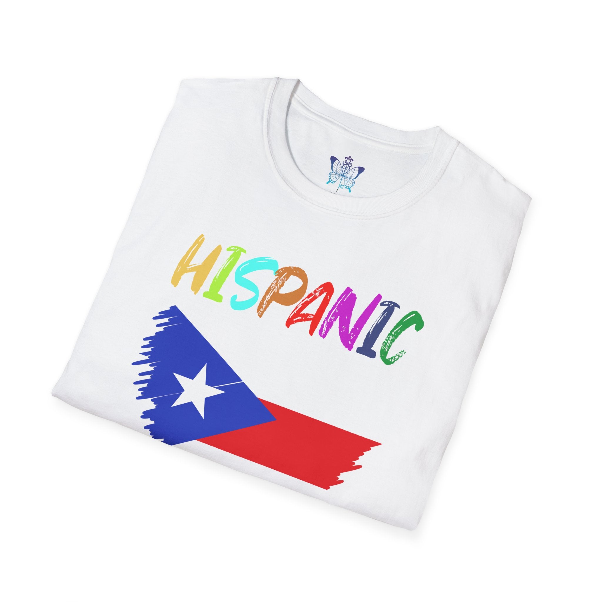Hispanic Pride Unisex T-Shirt | Softstyle Tee for Celebrations, Cultural Events, Gifts, Birthdays, and Casual Wear