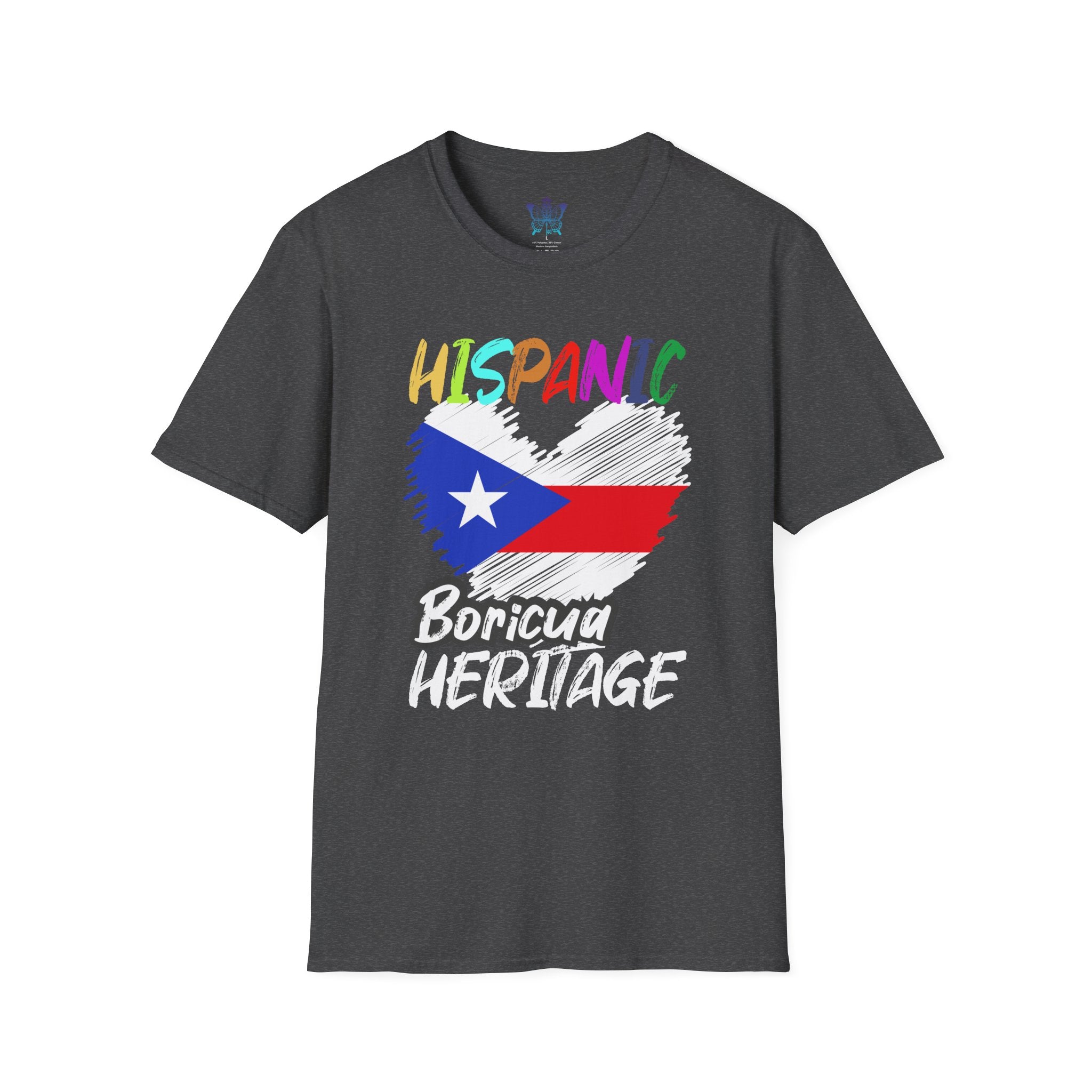 Hispanic Pride Unisex T-Shirt | Softstyle Tee for Celebrations, Cultural Events, Gifts, Birthdays, and Casual Wear