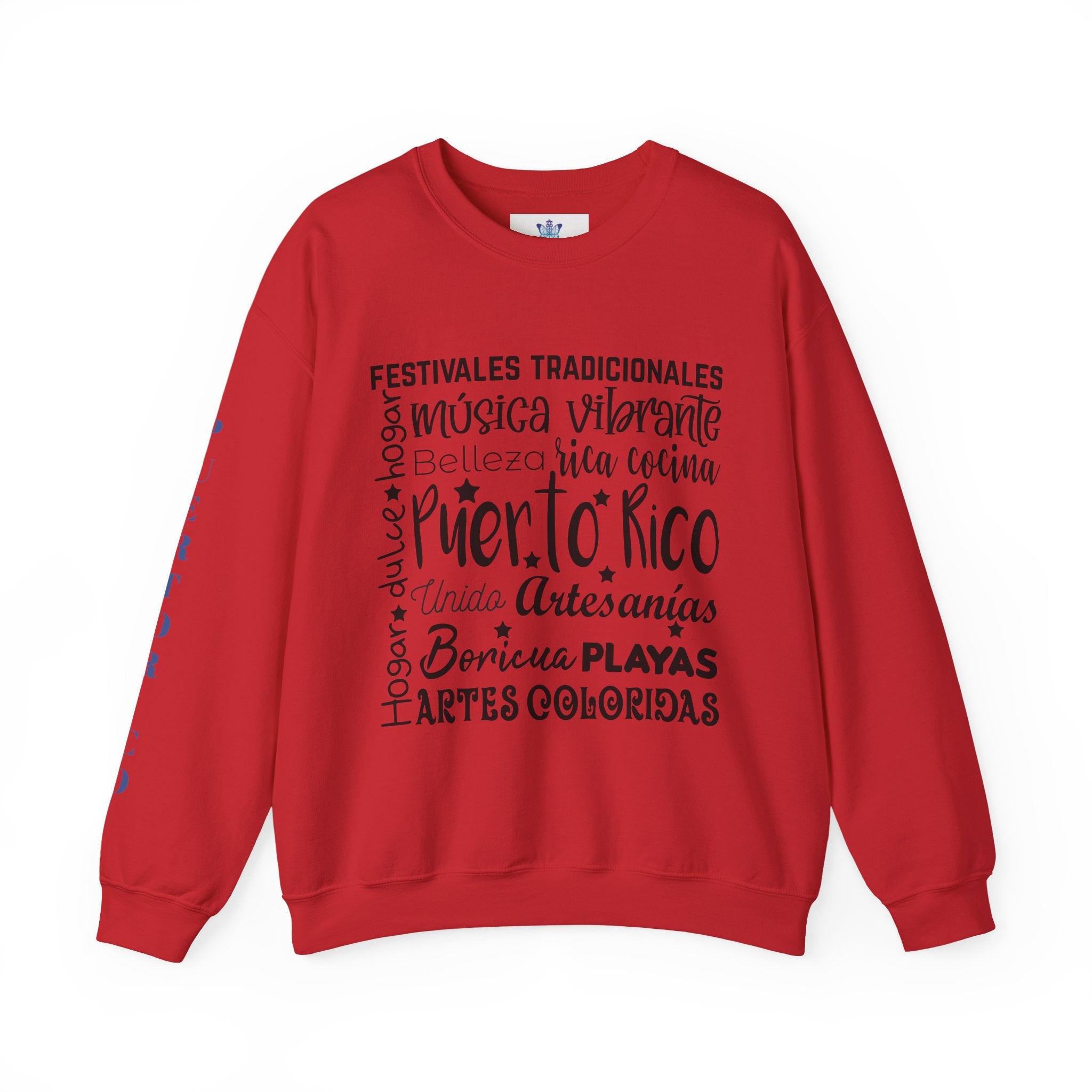 Puerto Rico Inspired Sweatshirt - Cultural Love, Cozy Wear for Travelers, Unique Gift for Her, Heritage Fashion, Casual Sunset Vibes