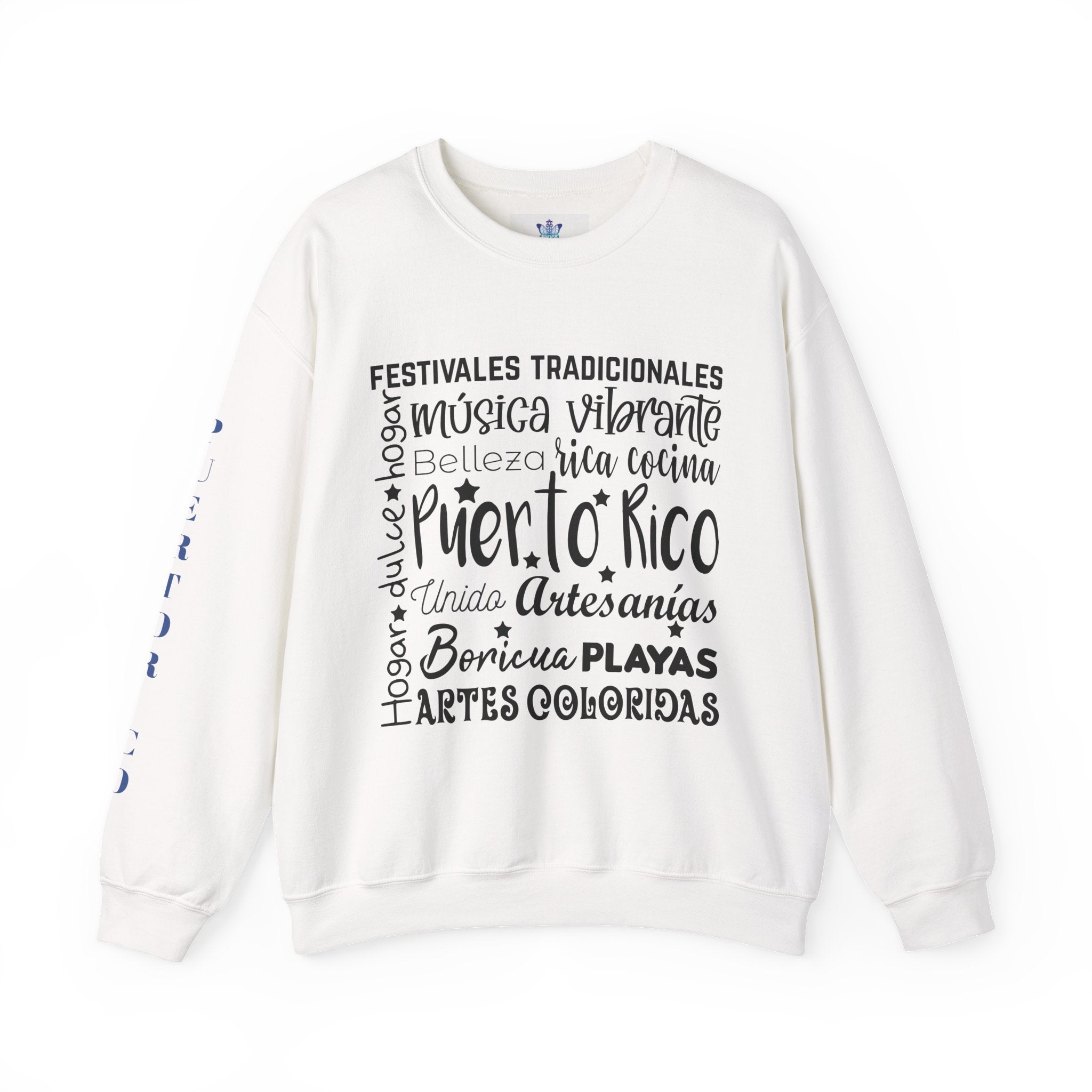 Puerto Rico Inspired Sweatshirt - Cultural Love, Cozy Wear for Travelers, Unique Gift for Her, Heritage Fashion, Casual Sunset Vibes