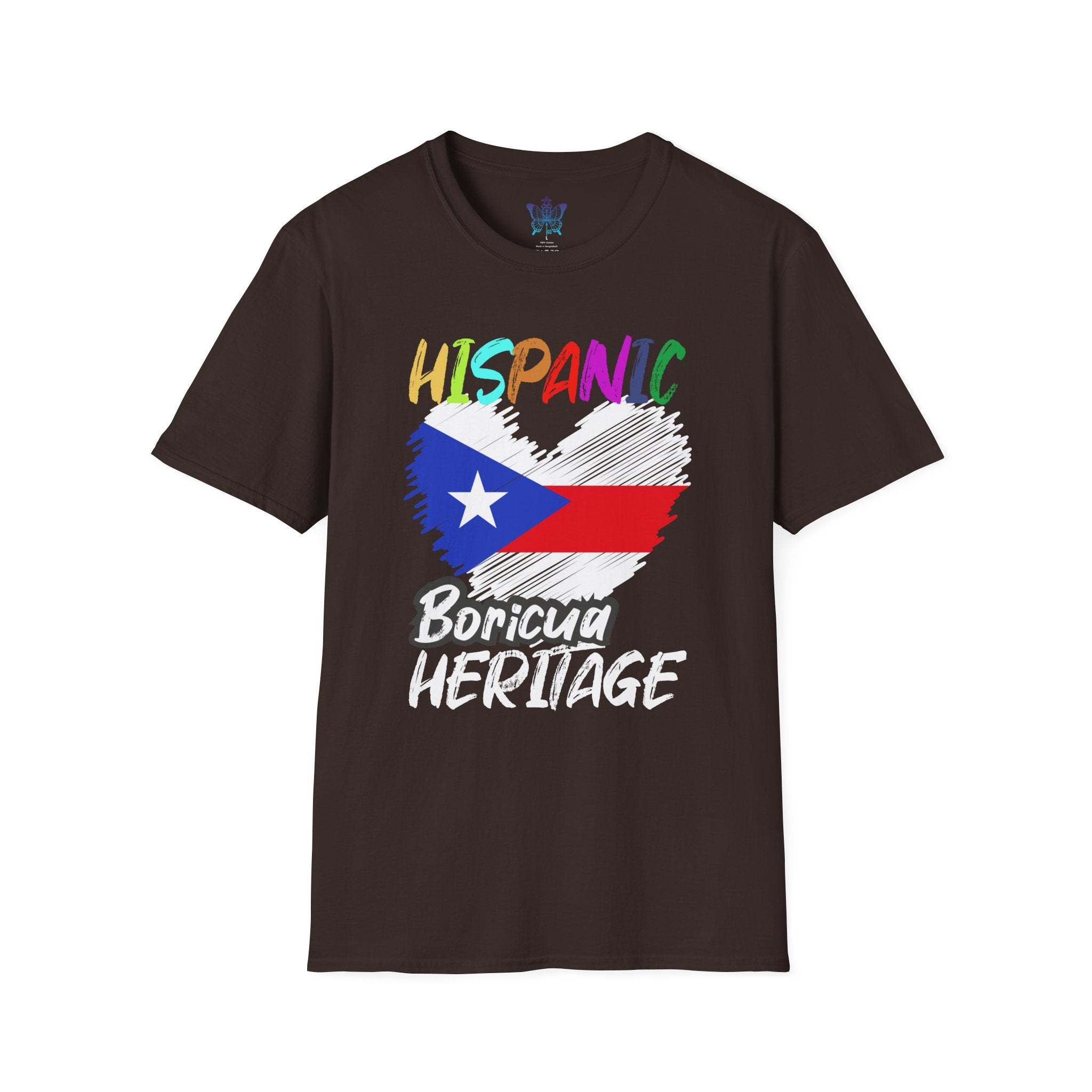 Hispanic Pride Unisex T-Shirt | Softstyle Tee for Celebrations, Cultural Events, Gifts, Birthdays, and Casual Wear