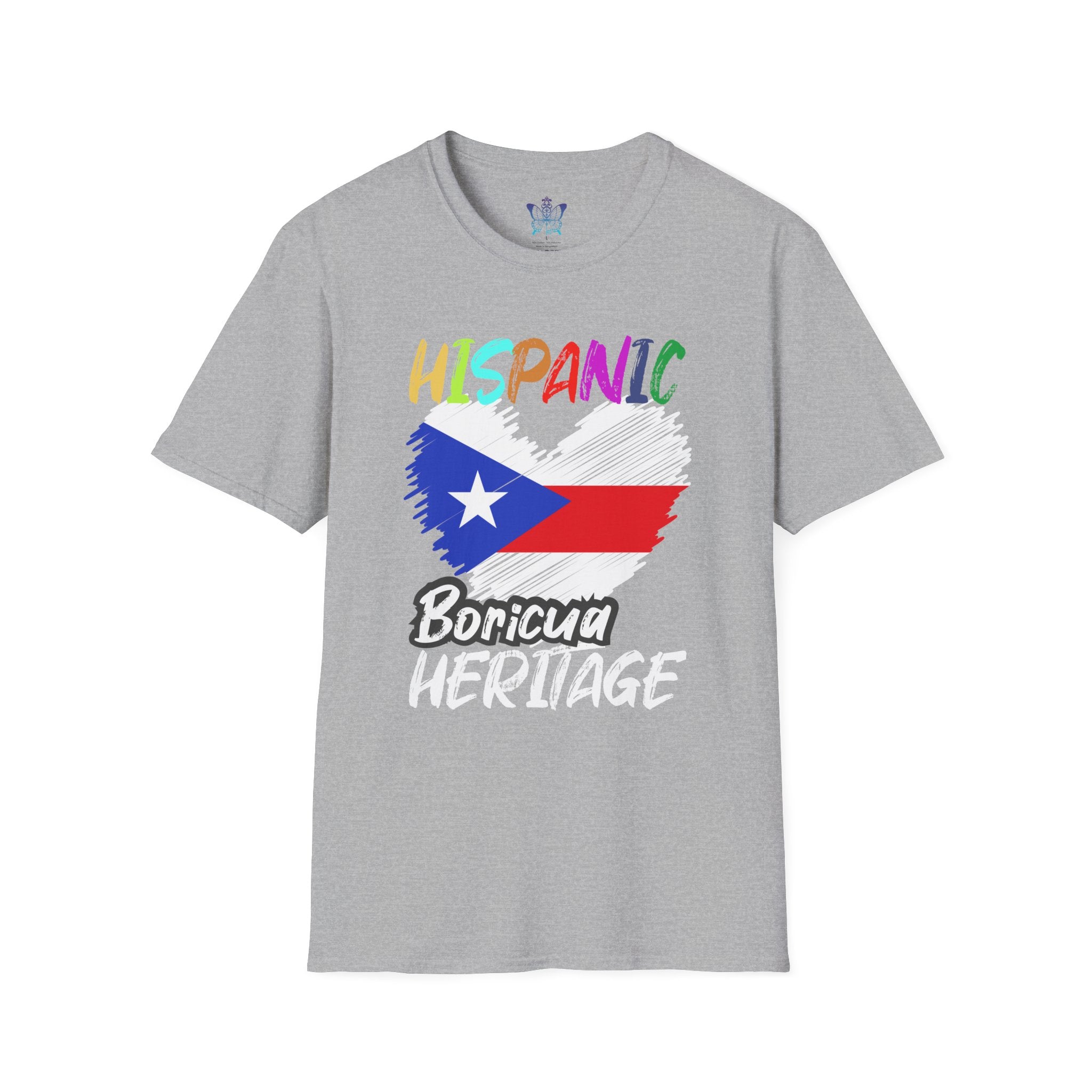 Hispanic Pride Unisex T-Shirt | Softstyle Tee for Celebrations, Cultural Events, Gifts, Birthdays, and Casual Wear