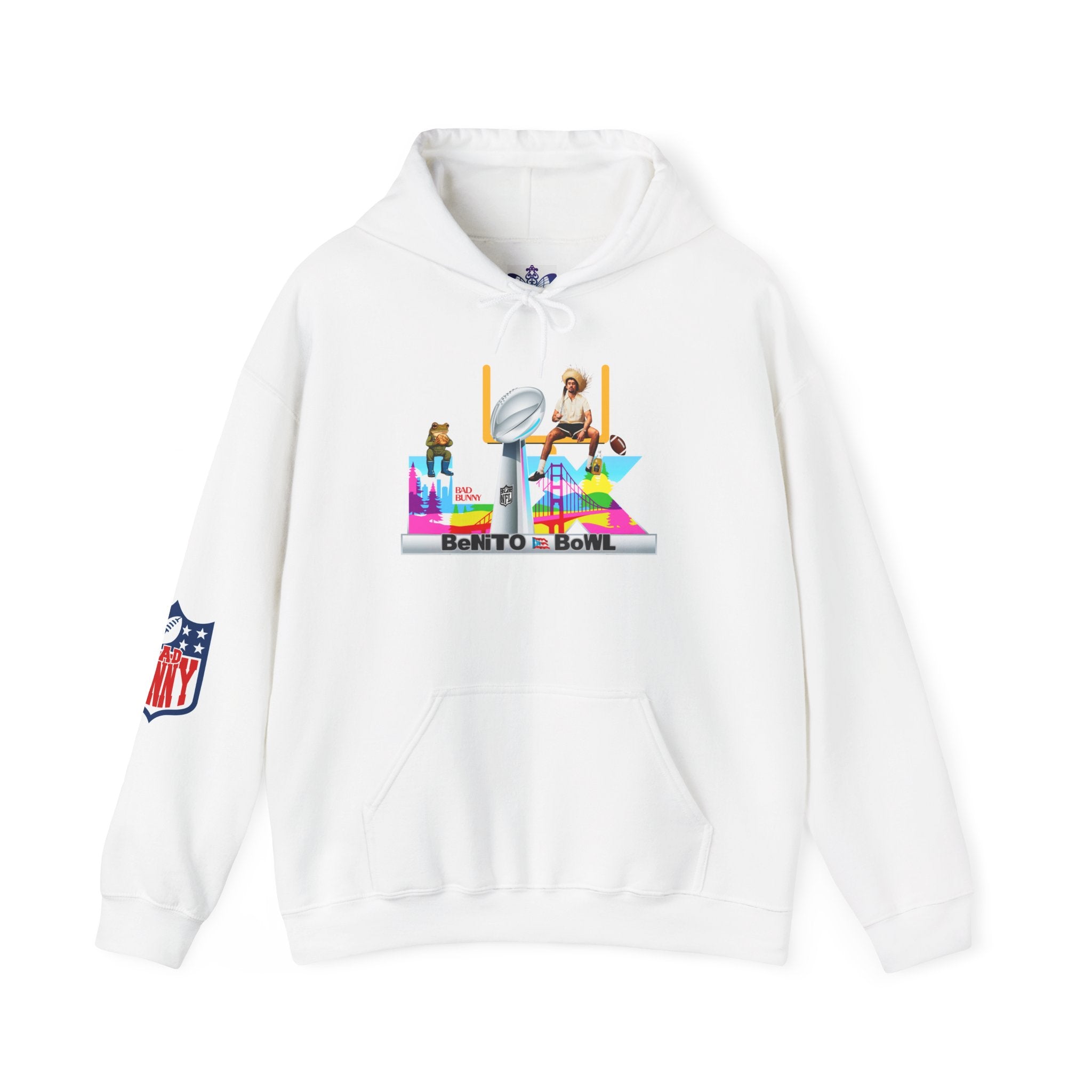 Boricua University Hoodie, Casual Sweatshirt, Unisex Sportswear, Cozy Streetwear, Perfect for Gifting