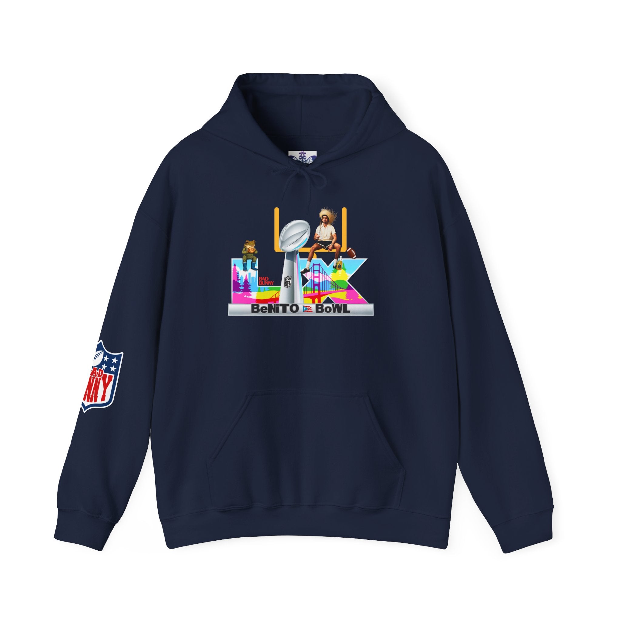 Boricua University Hoodie, Casual Sweatshirt, Unisex Sportswear, Cozy Streetwear, Perfect for Gifting