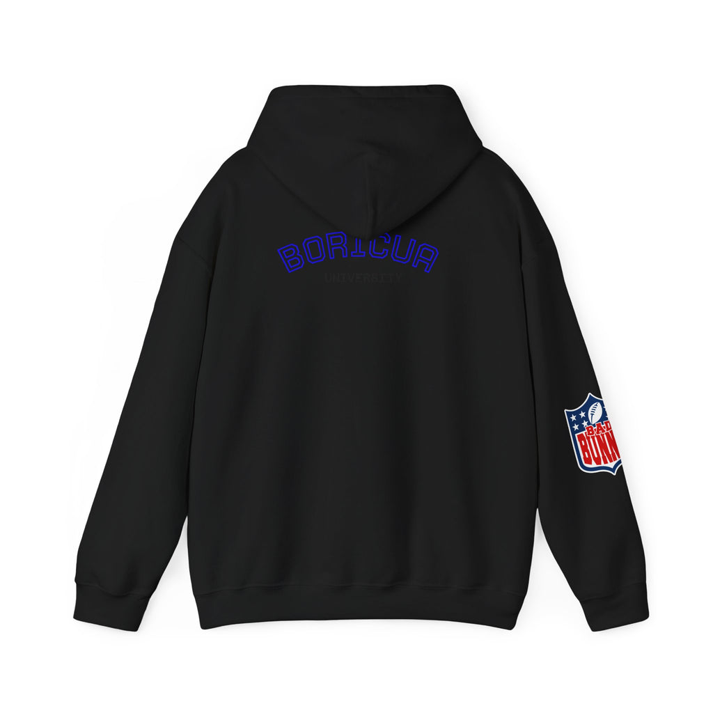 Boricua University Hoodie, Casual Sweatshirt, Unisex Sportswear, Cozy Streetwear, Perfect for Gifting