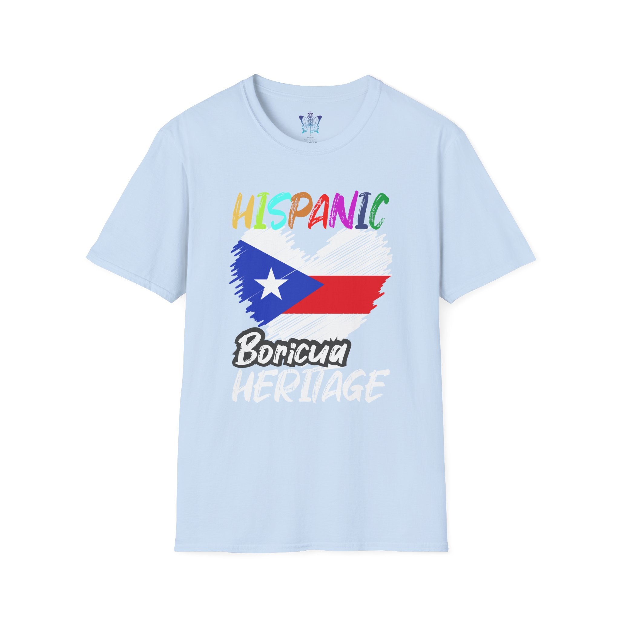 Hispanic Pride Unisex T-Shirt | Softstyle Tee for Celebrations, Cultural Events, Gifts, Birthdays, and Casual Wear