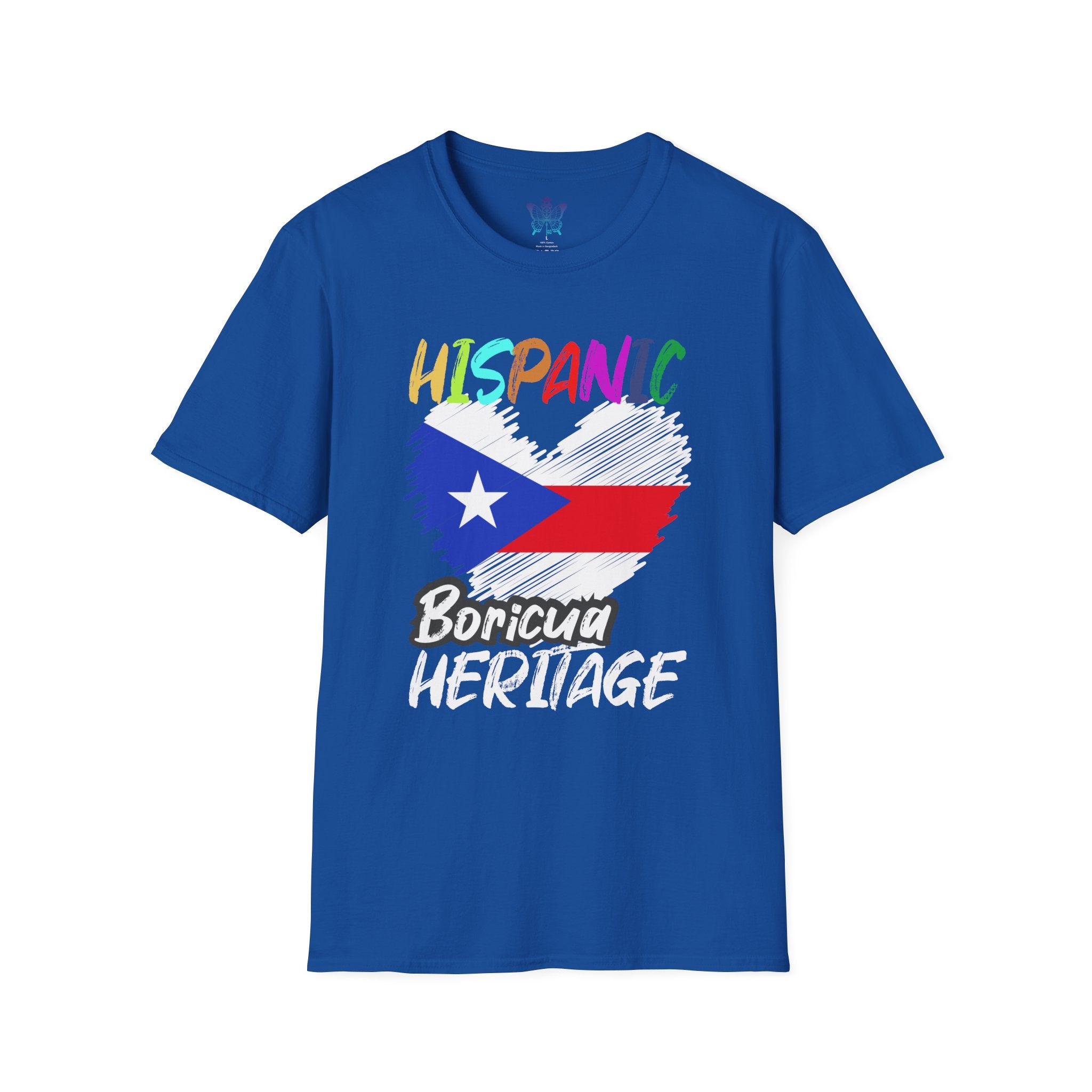 Hispanic Pride Unisex T-Shirt | Softstyle Tee for Celebrations, Cultural Events, Gifts, Birthdays, and Casual Wear