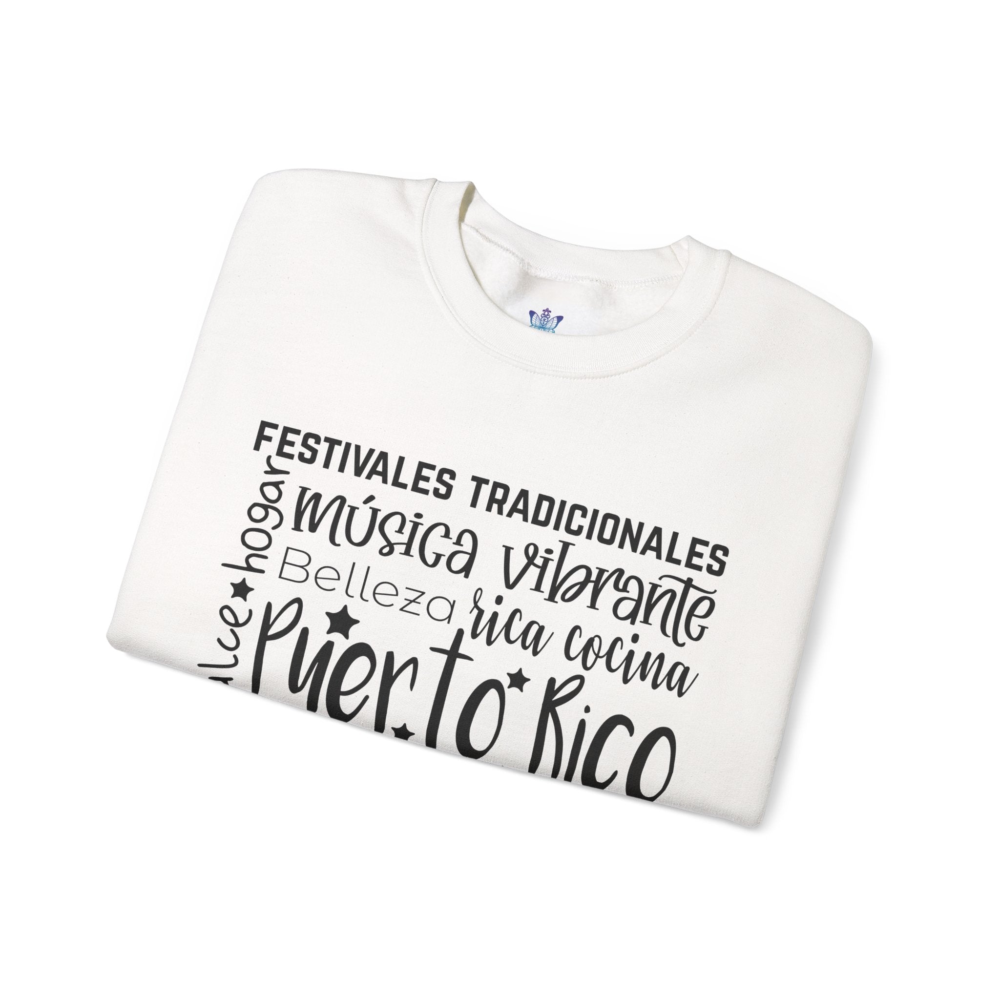 Puerto Rico Inspired Sweatshirt - Cultural Love, Cozy Wear for Travelers, Unique Gift for Her, Heritage Fashion, Casual Sunset Vibes