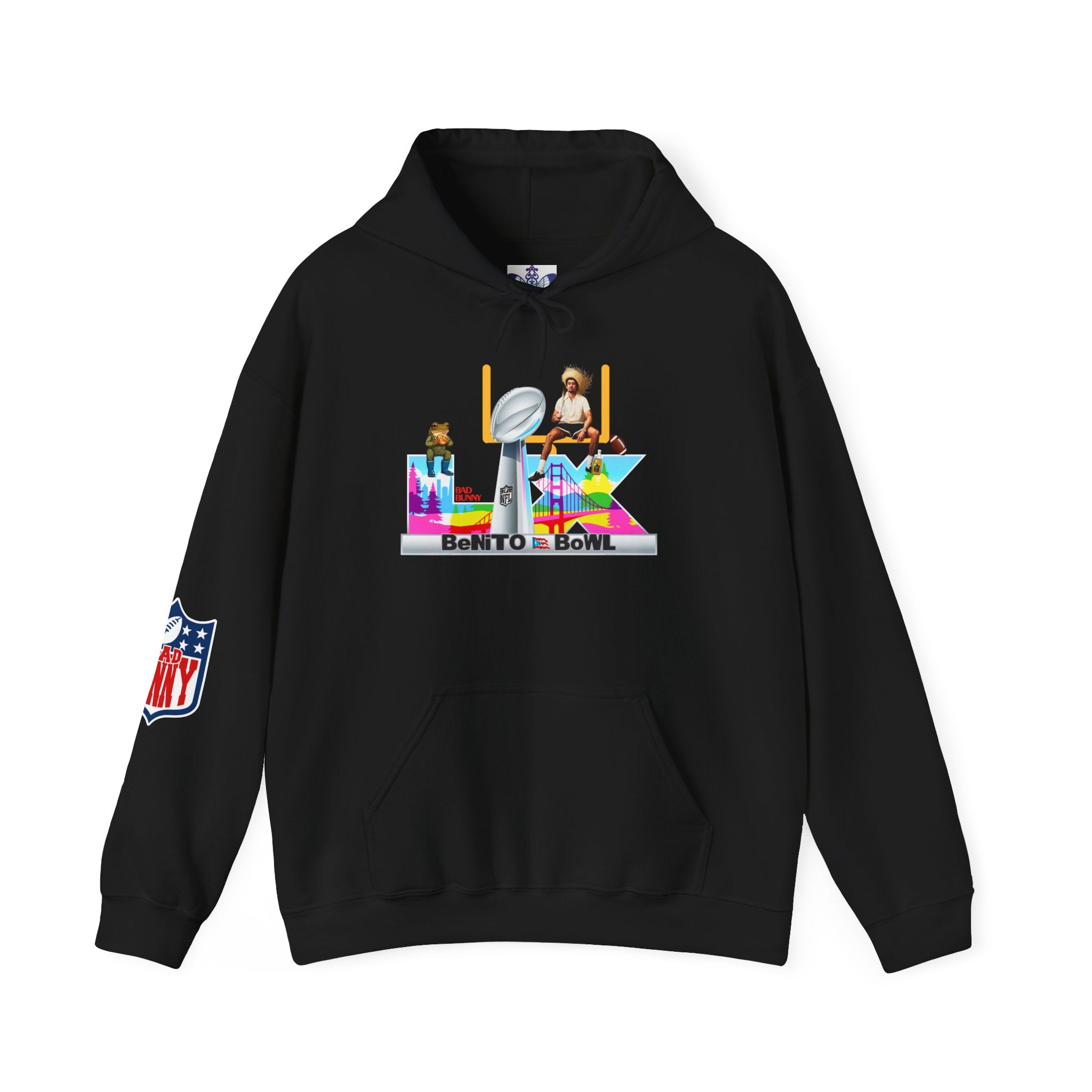 Boricua University Hoodie, Casual Sweatshirt, Unisex Sportswear, Cozy Streetwear, Perfect for Gifting