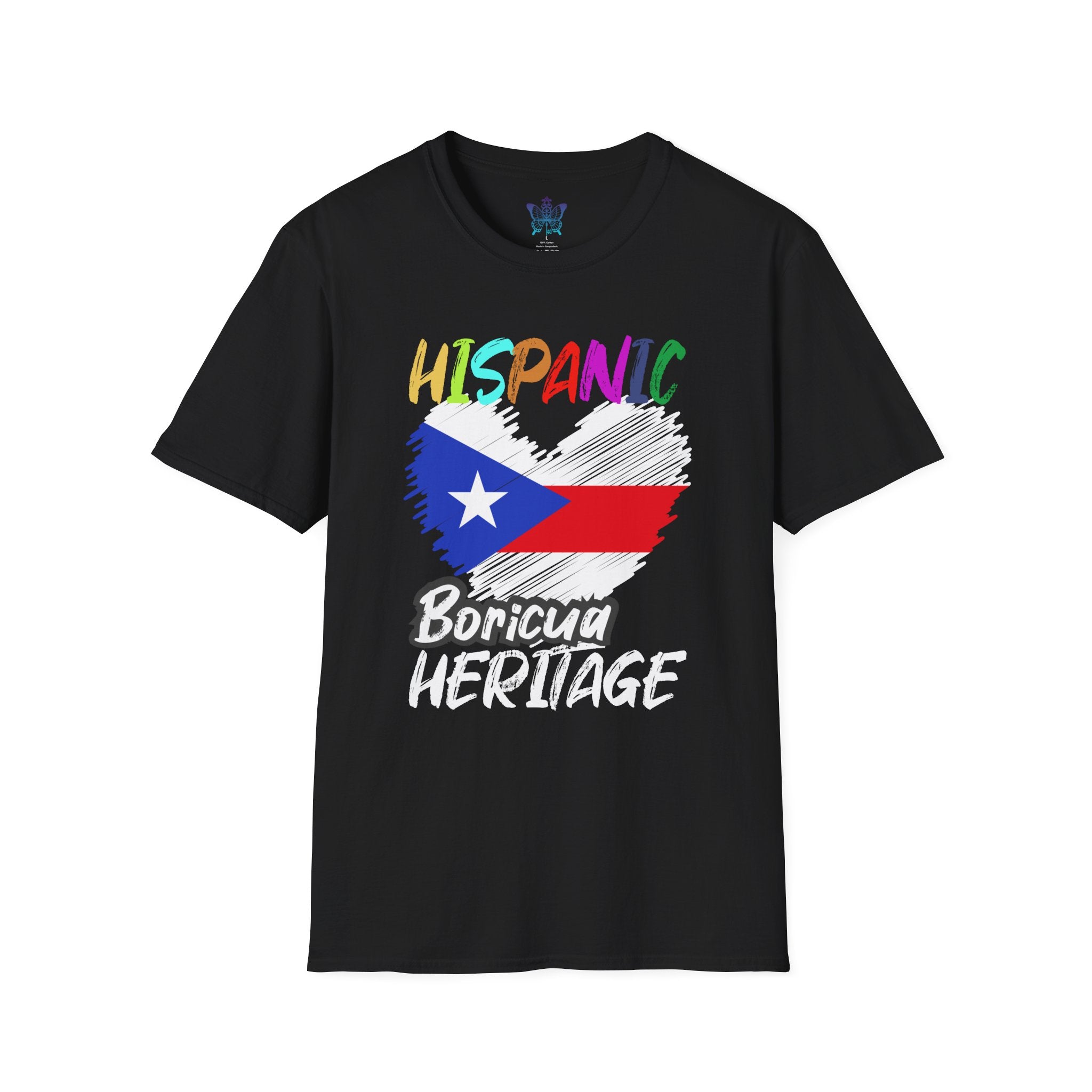 Hispanic Pride Unisex T-Shirt | Softstyle Tee for Celebrations, Cultural Events, Gifts, Birthdays, and Casual Wear